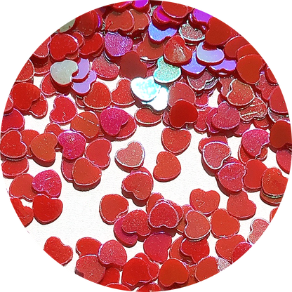 Paillettes Cœur rouge