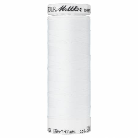 Mettler Seraflex - White - Elastic Thread 142yd/130m