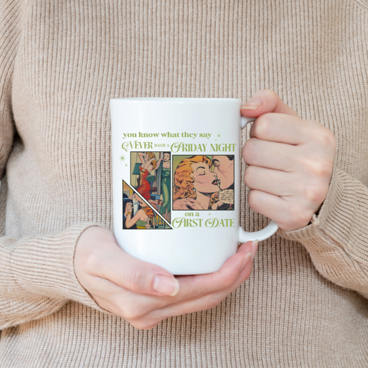 Mug amusant « Ne jamais gaspiller une soirée du vendredi »