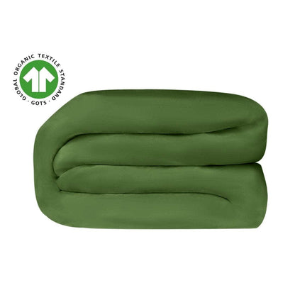 Housse de couette en percale de coton bio Essential