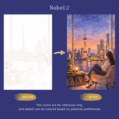 Watercolor Painting Cards Kit - Lo-Fi