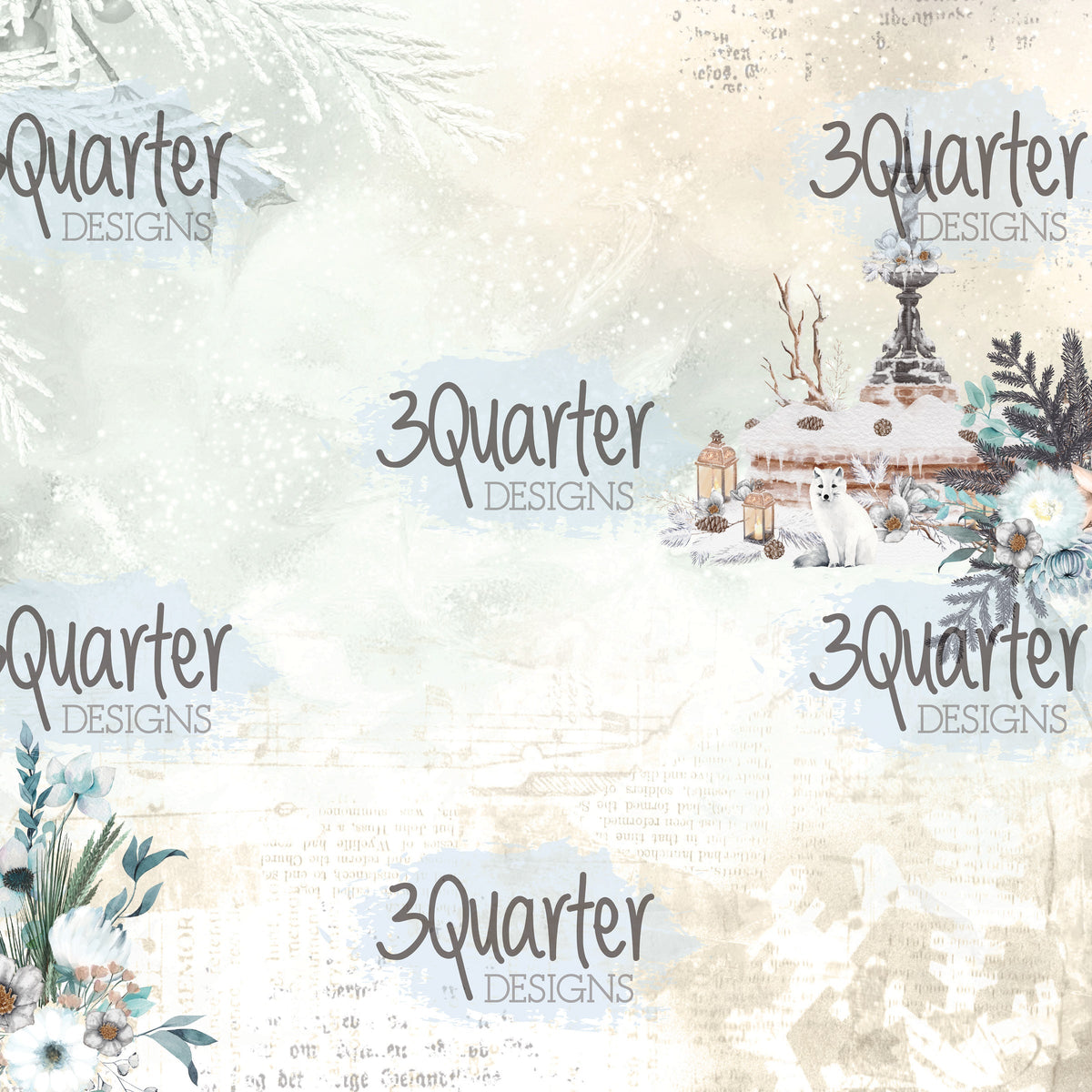 Pack de Noël Féérique 8x8