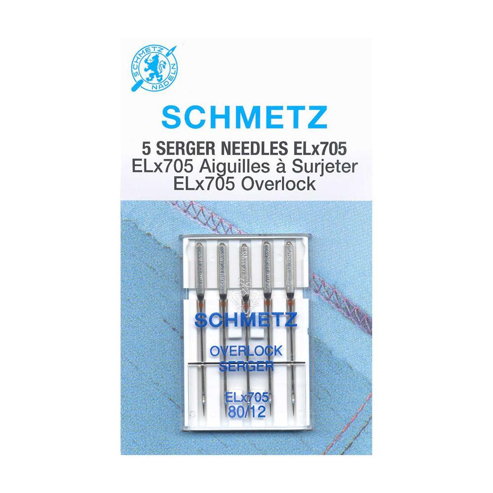 Aiguilles de surjeteuse SCHMETZ #1820 Elx705 sous blister - 80/12 - 5 pièces