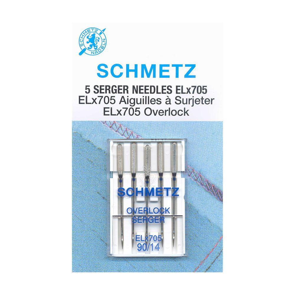 SCHMETZ #1821 Serger Needles Carded - 90/14 - 5 Pieces