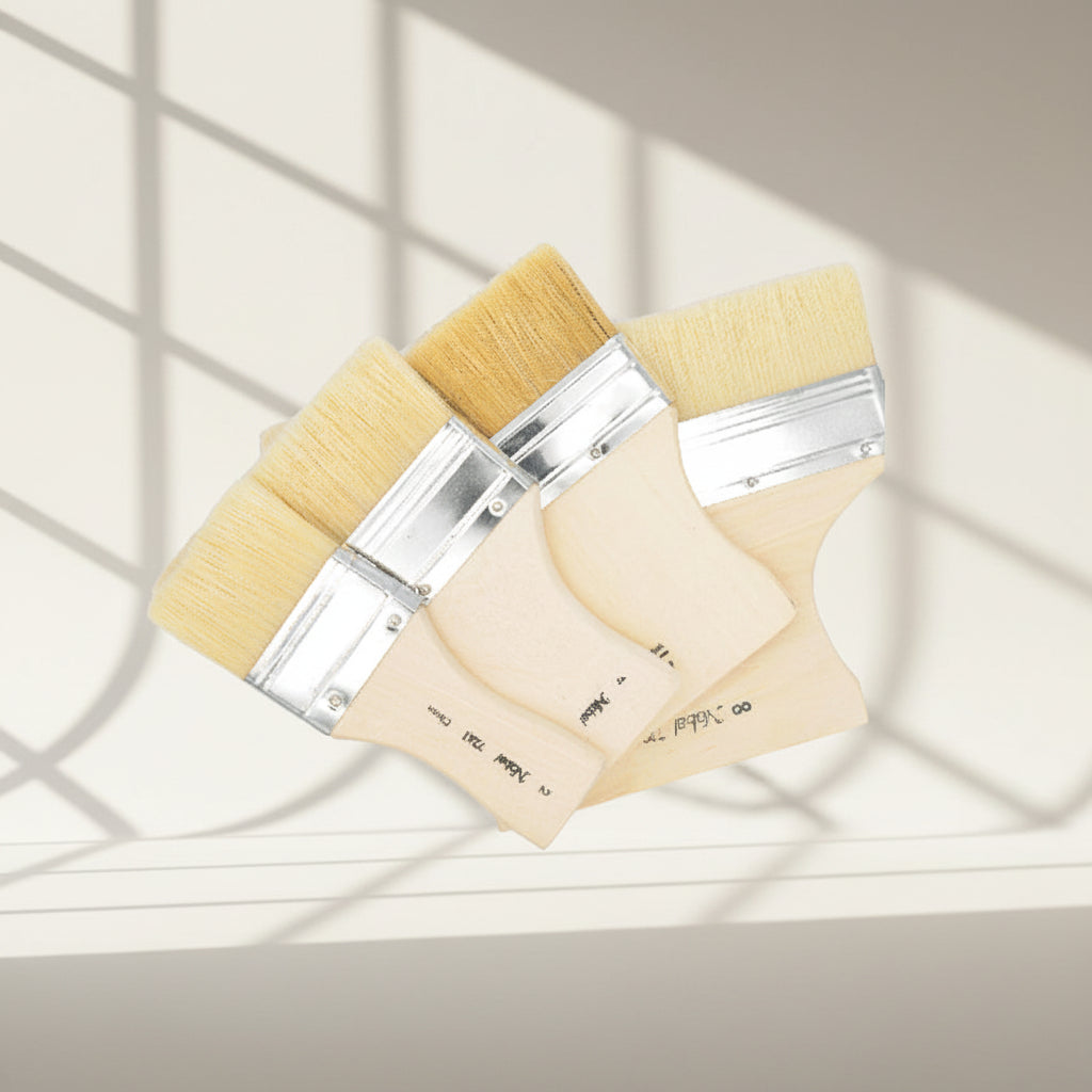 Low Profile White Hog Flat Spalter Brush