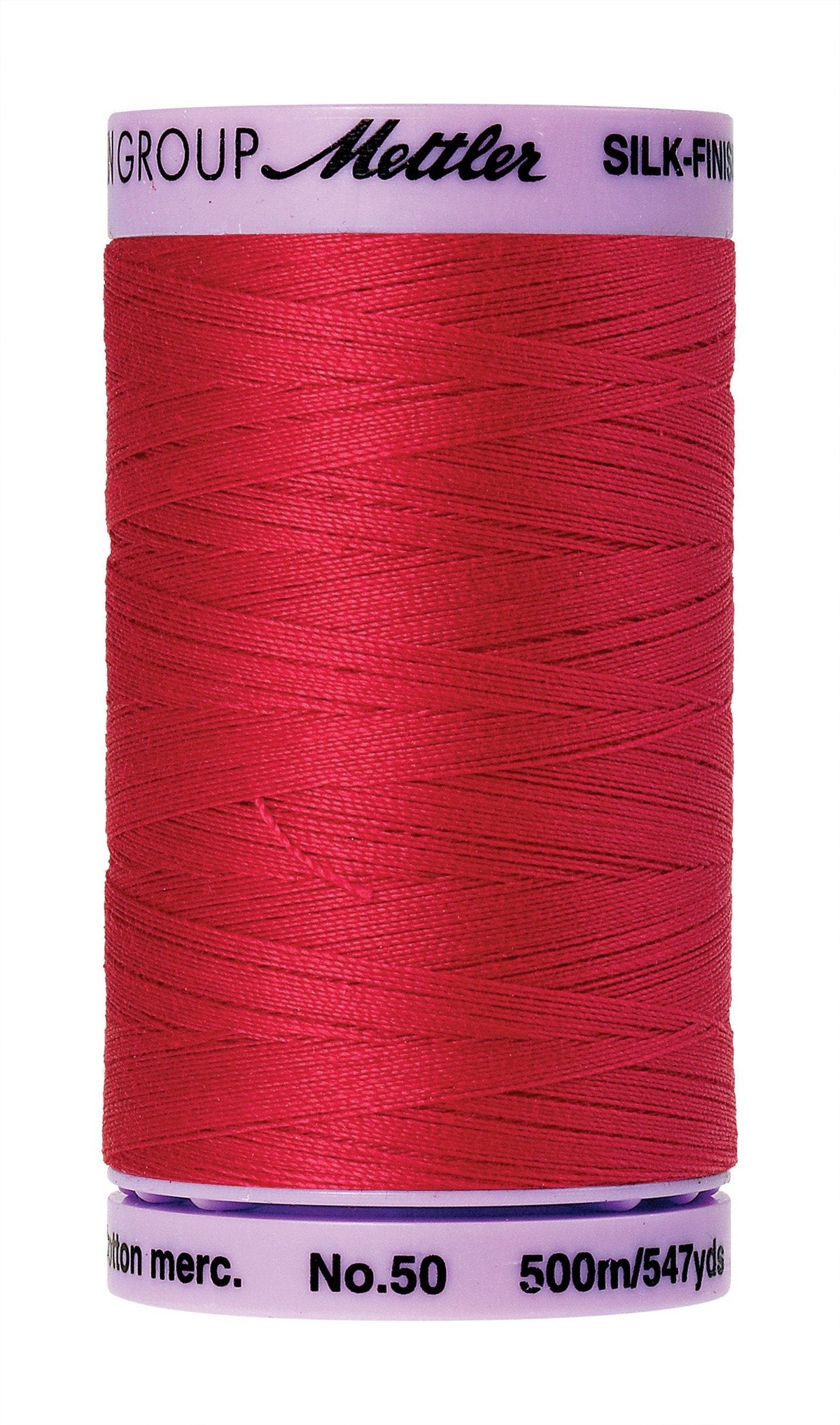 Mettler  Silk-Finish 50wt Solid Cotton Thread 547yd/500M Poinsettia