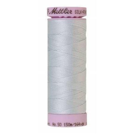 Fil de coton Mettler Silk-Finish 50wt, 164 verges/150 m, bleu étoile