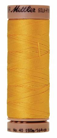 Fil de coton solide 40wt Mettler Silk-Finish 164v/150M Soleil d'été