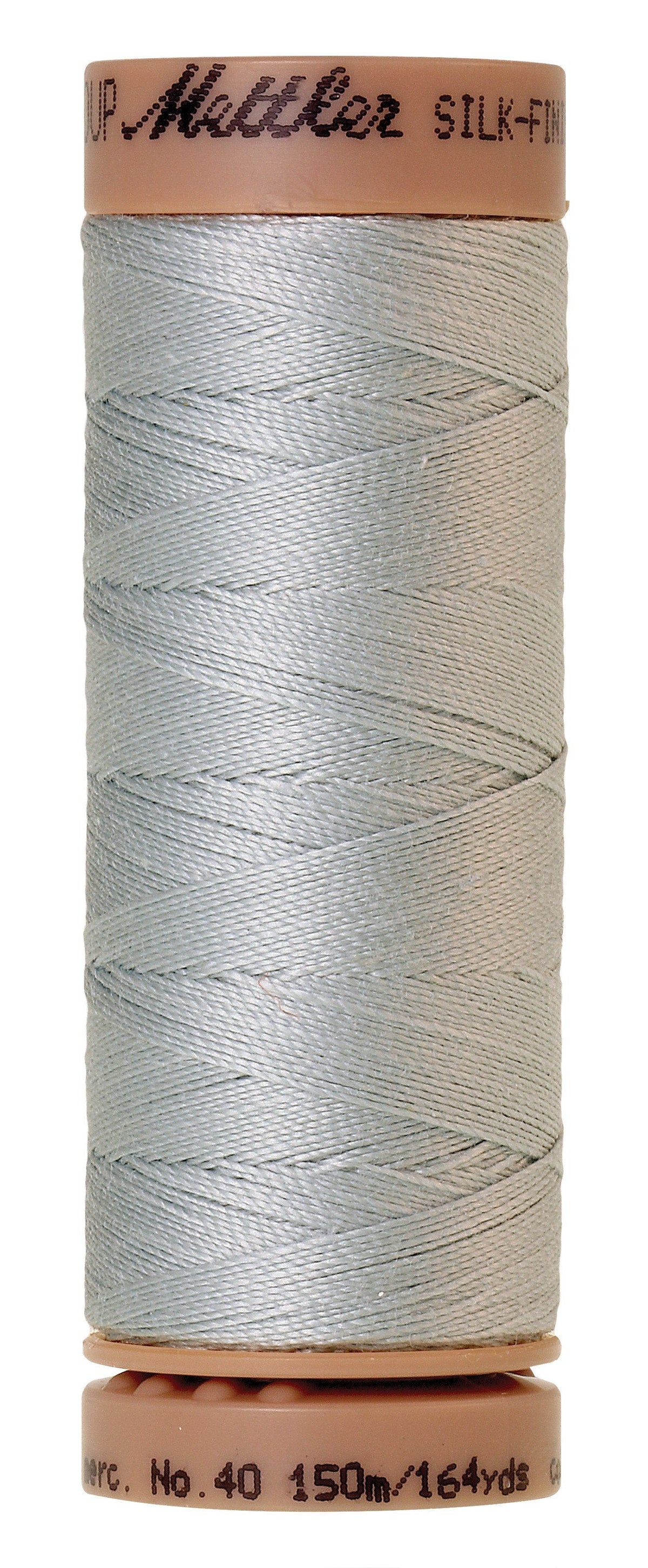 Fil de coton Mettler Silk-Finish 40wt, uni 164 vgs/150 m Pierre de lune