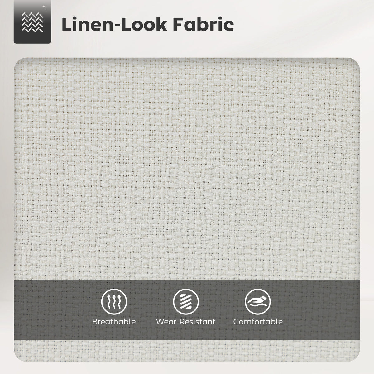 Reece 26" Counter Height Stools with Swivel and Backrest-Set of 2-Cream White