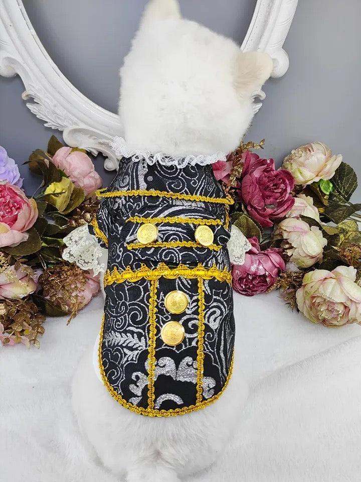 Smoking classique pour chien | Costume de mariage pour chien avec nœud papillon