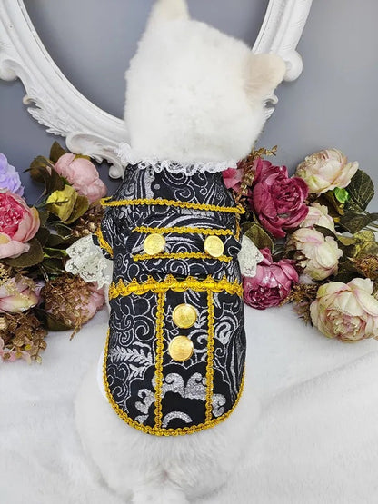 Smoking classique pour chien | Costume de mariage pour chien avec nœud papillon