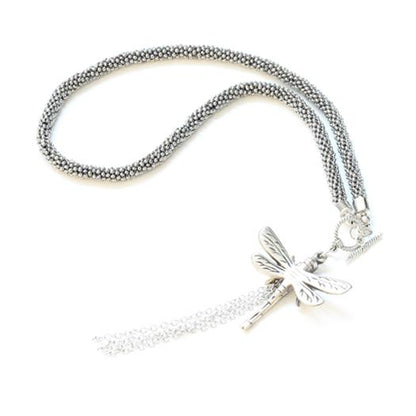 Court collier libellule