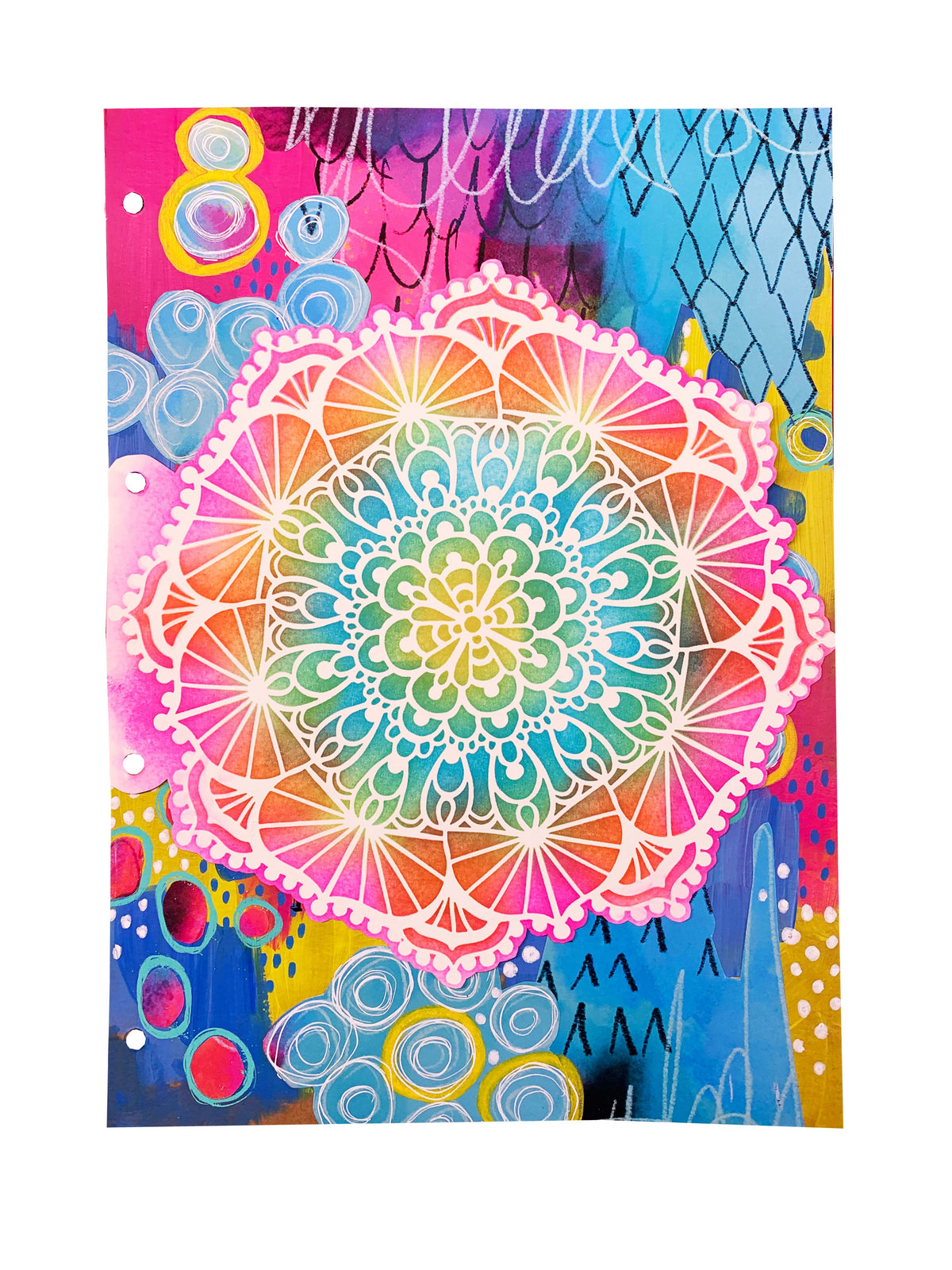 Masque ABM Joli Mandala Essentiels 200x200x1mm 1 pièce n°70