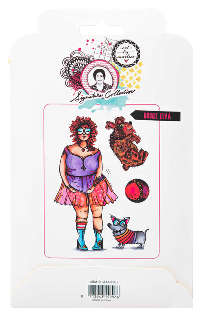 ABM Tampon adhésif Chienne Diva Collection Signature 4 pièces