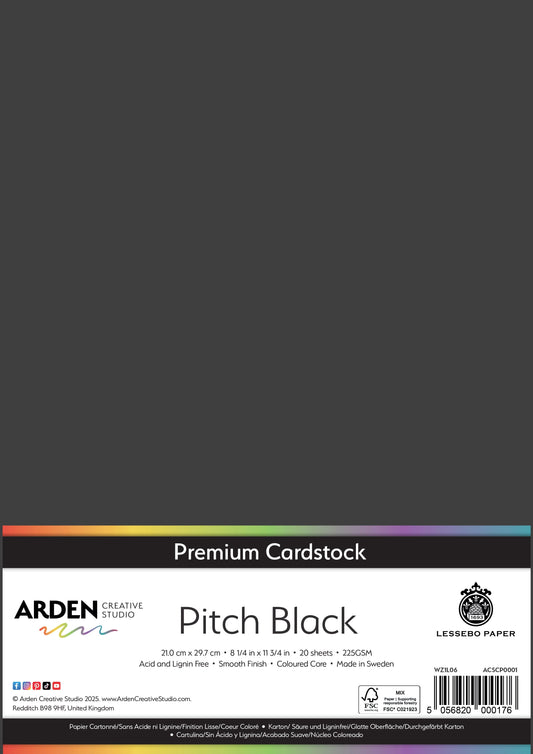 Arden Creative Studio Premium Cardstock A4 225gsm 20 Pack