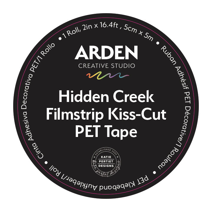 Ruban adhésif PET découpé « Filmstrip Kiss-Cut » Hidden Creek de Arden Creative Studio