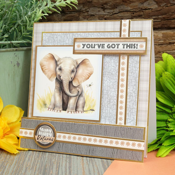 Décorations de cartes de luxe Adorables animaux