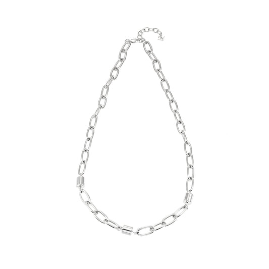 AKELLO SILVER (Or Blanc) : Chaîne de force argentée