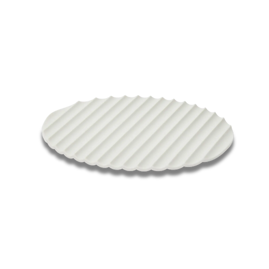 Eatoco Nami Silicone Mat – Heat-Resistant & Non-Slip Pot Holder - Light Grey