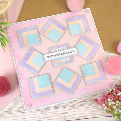 Packs de cartes de créateur Adorable Scorable - Ombre pastel