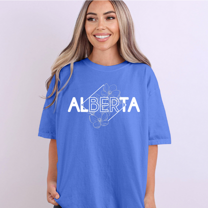 T-shirt unisexe Alberta Diamond Line Art | Vêtements Alberta