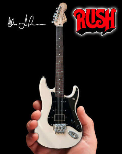Mini Guitare Alex Lifeson Hentor Sportscaster - Produit Officiel sous Licence