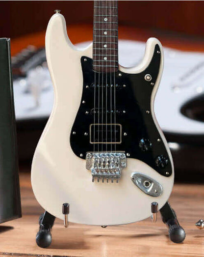 Mini Guitare Alex Lifeson Hentor Sportscaster - Produit Officiel sous Licence