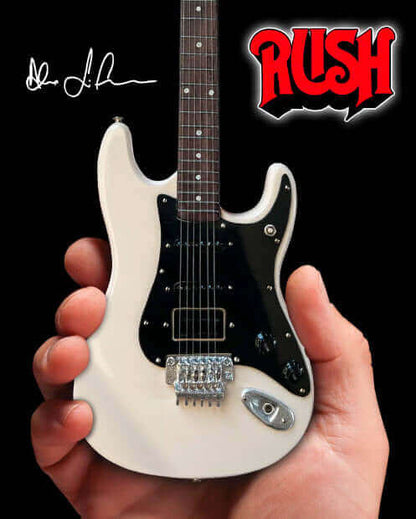 Mini Guitare Alex Lifeson Hentor Sportscaster - Produit Officiel sous Licence