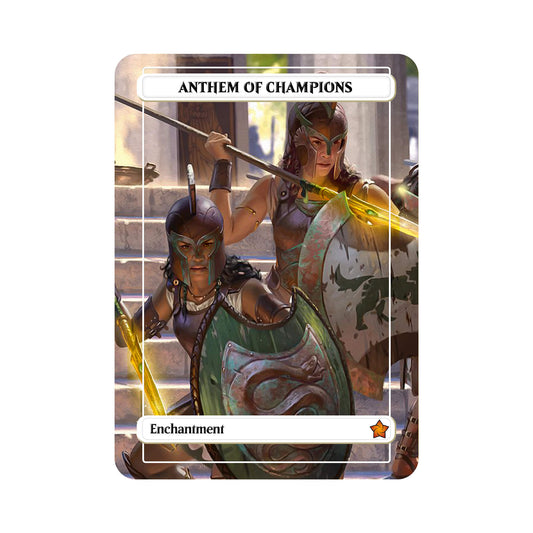 Anthem of Champions Metal Orica Card