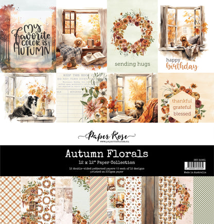 Collection de papier Florals d'automne 12x12 32961