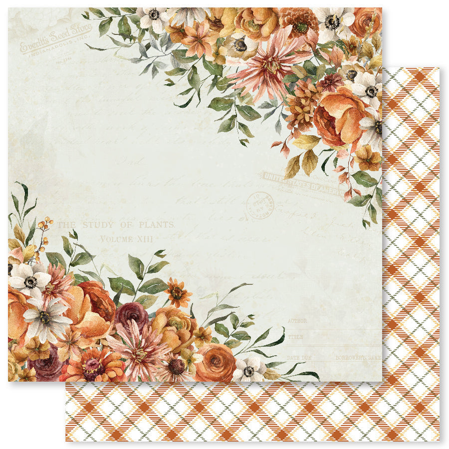Collection de papier Florals d'automne 12x12 32961