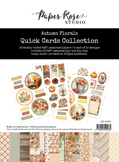 Collection de Cartes Rapides Fleurs d'Automne 35475