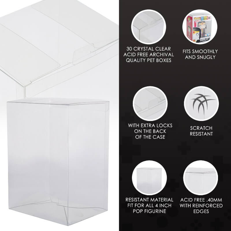 Protections Funko Pop EVORETRO 4 pouces 0,35 mm