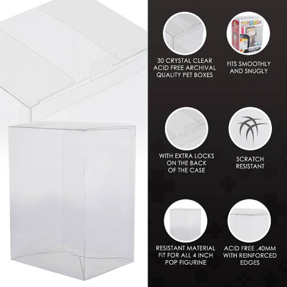 Protections Funko Pop EVORETRO 4 pouces 0,35 mm