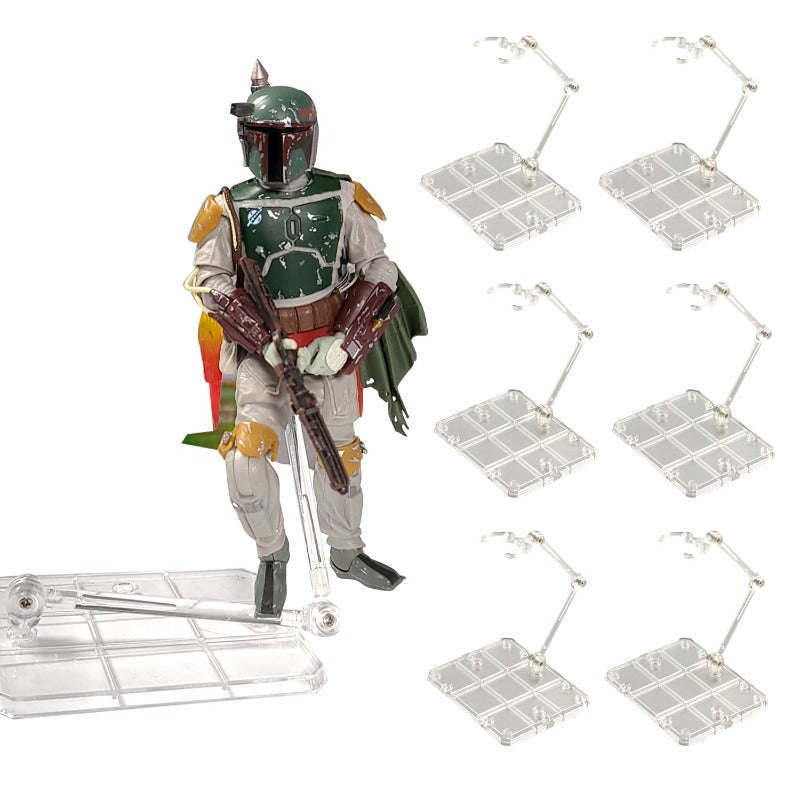 EVORETRO Articulated Plastic Stands for 3.75 and 6 Inches Action Figure