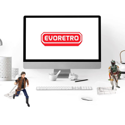 EVORETRO Articulated Plastic Stands for 3.75 and 6 Inches Action Figure