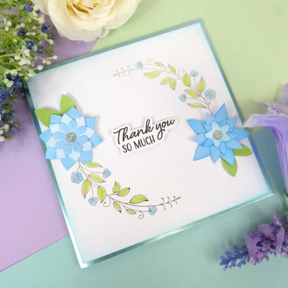 Façades de carte Build-a-Bouquet 15 x 15 cm