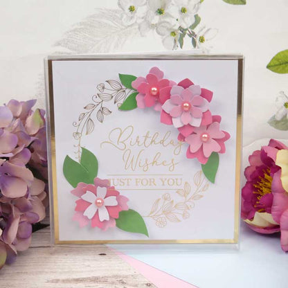 Façades de carte Build-a-Bouquet 15 x 15 cm
