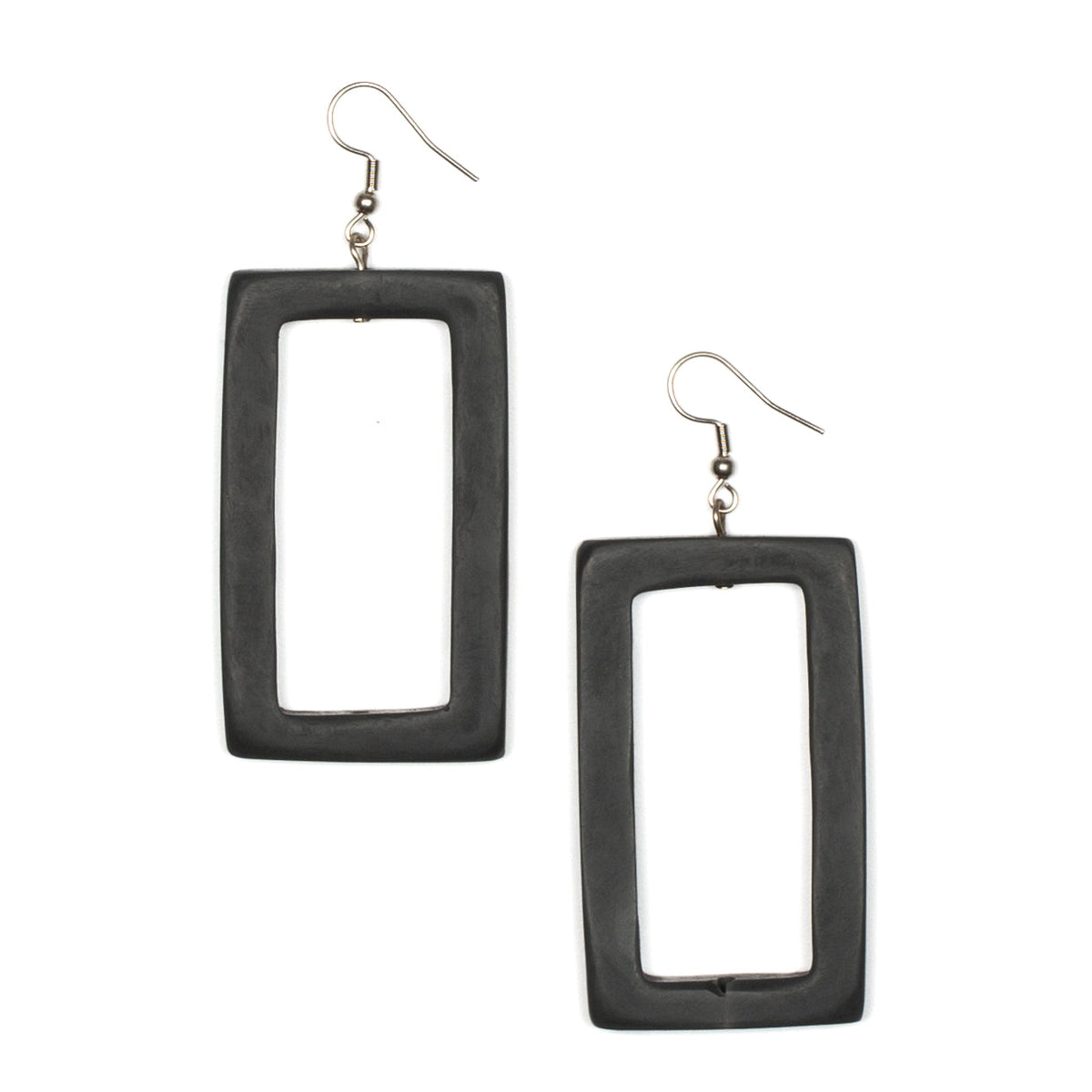 Resin Rectangular Earring