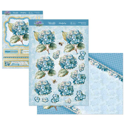 Set Deco-Large "En pleine floraison" - Fleur d'hortensia