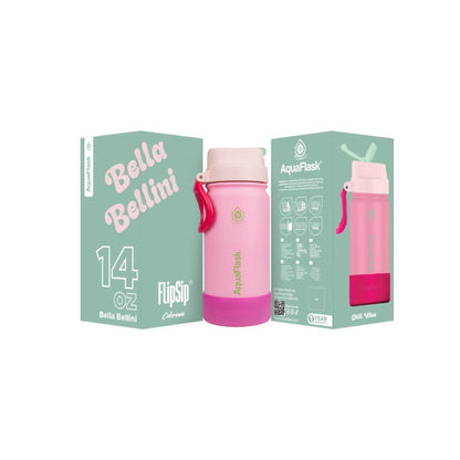 Bouteilles d'eau AquaFlask Kids FlipSip 414 ml (14 oz)