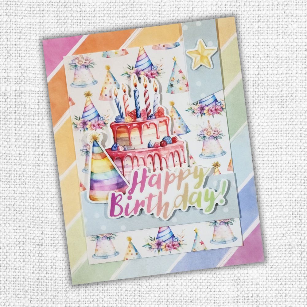 Birthday Fun Embossed Die Cuts 33306