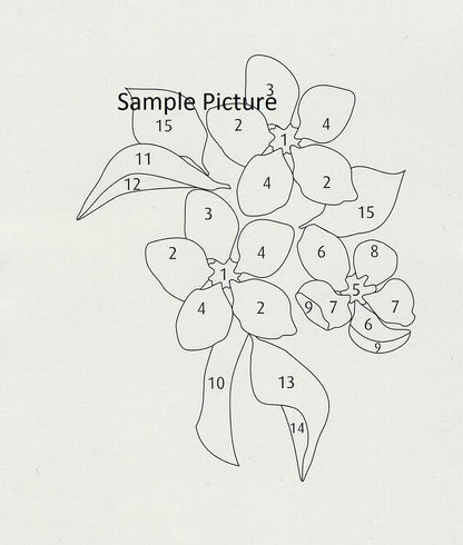 Pochoir - Cloches de Noël