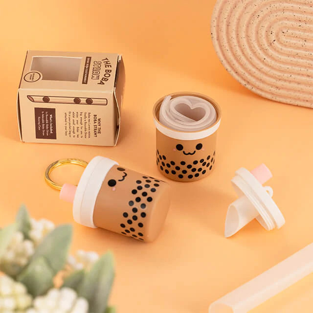 Boba Straw Keychain
