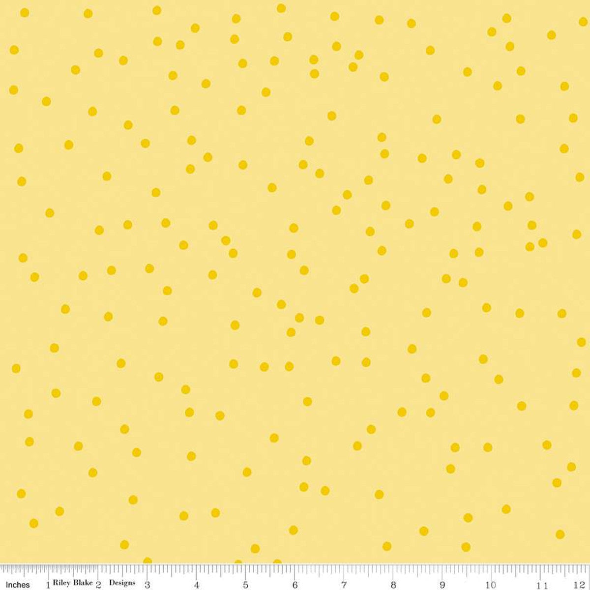 Riley Blake - On the Dot - Limonade