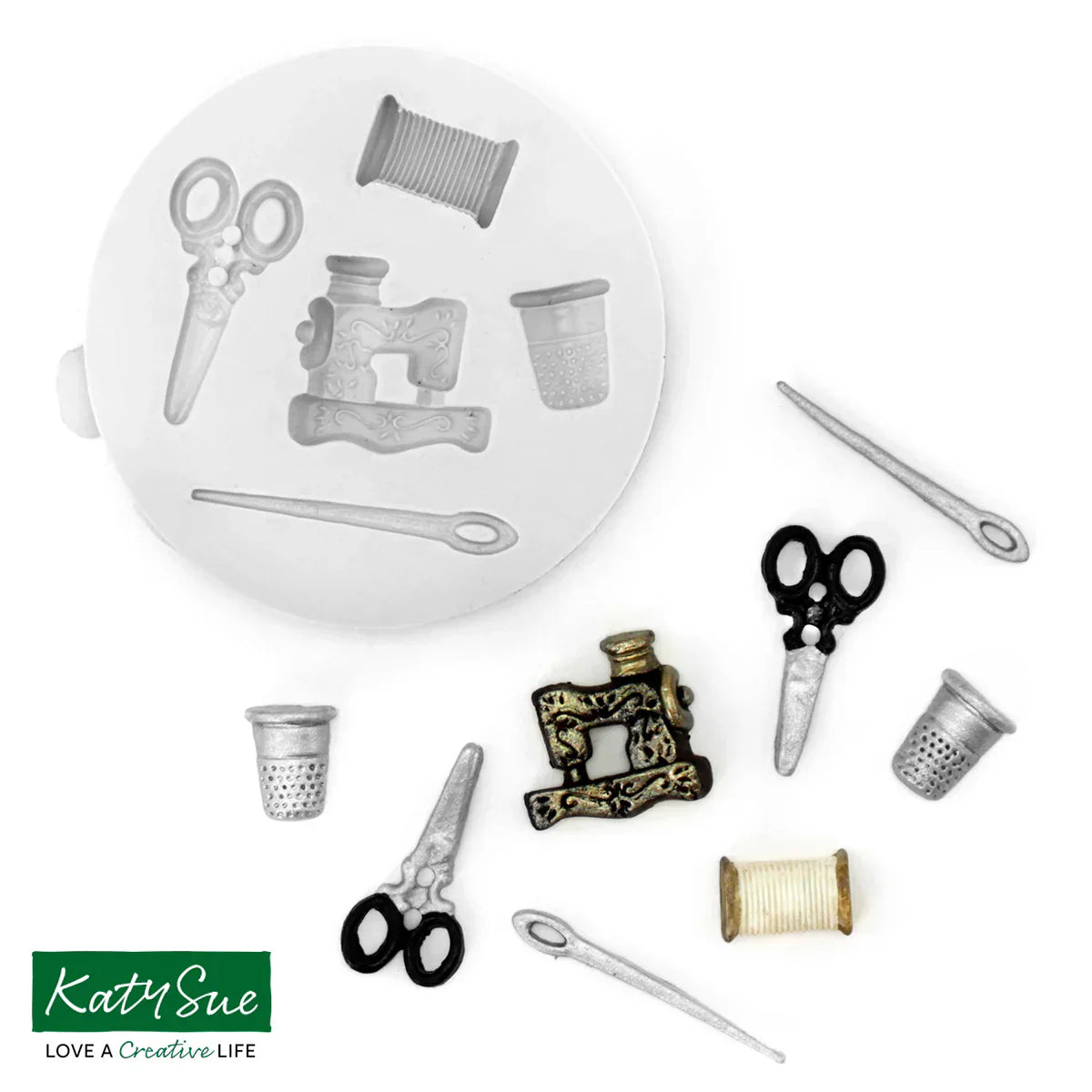 Miniature Sewing Set Silicone Mould
