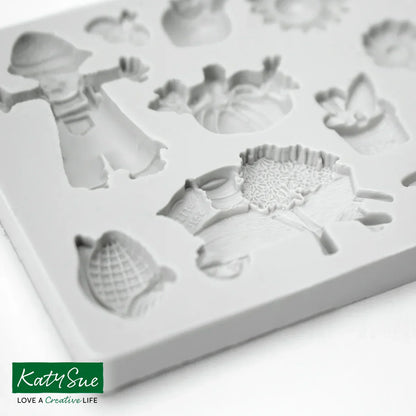 Moule en silicone Jardin Miniature