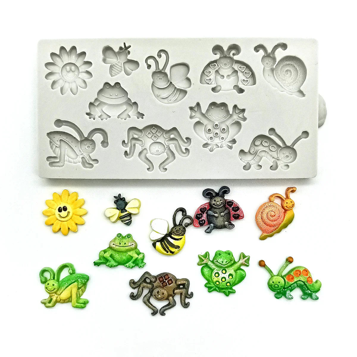 Miniature Summer Bugs Silicone Mould