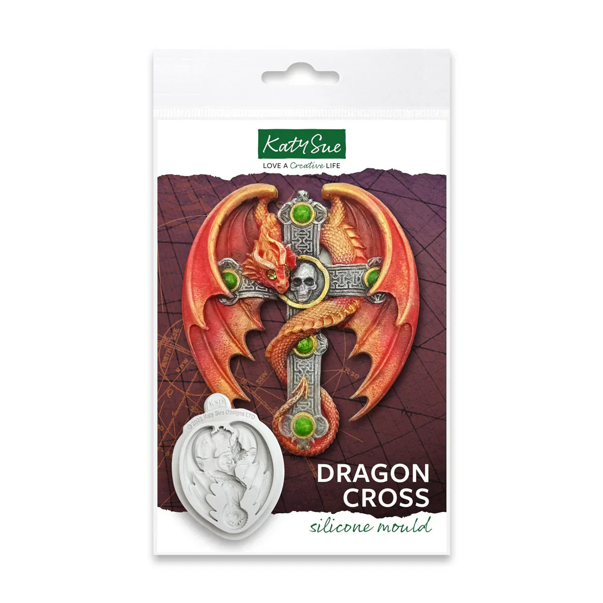 Dragon Cross Silicone Mould